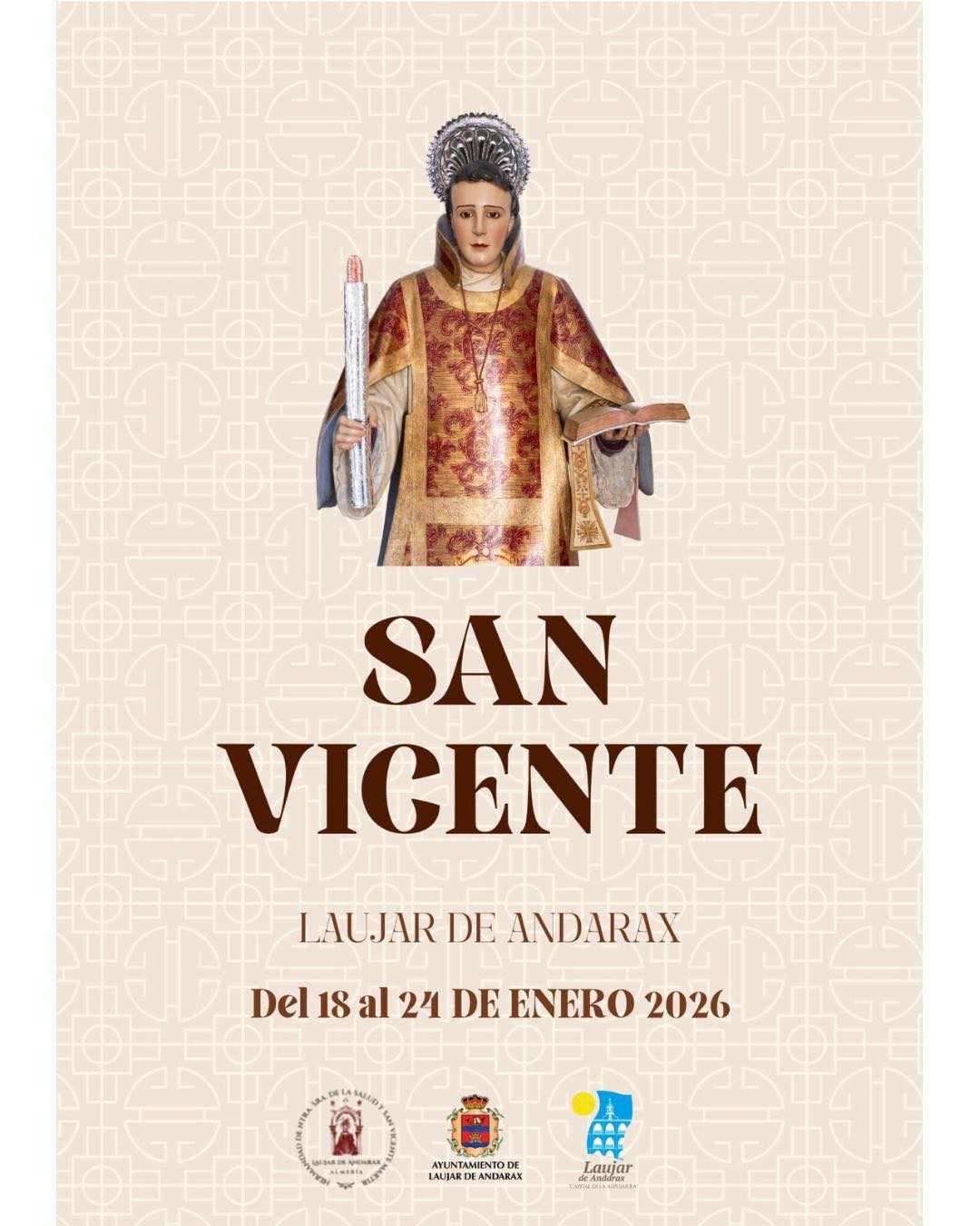Fiestas patronales en honor de San Vicente mártir 2026 Láujar de Andarax